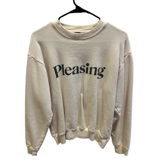 Pleasing Sweaters - Harry ‘s Style Pleasing Cream Women's Crewneck